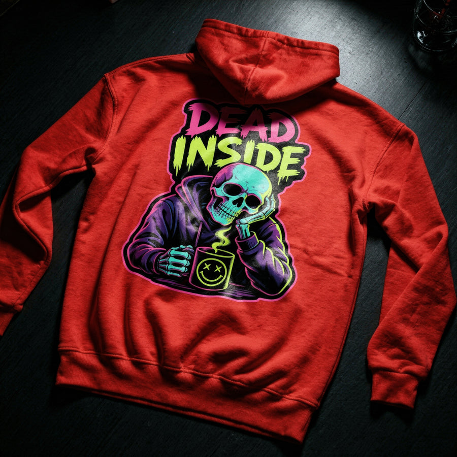 Dead Inside unisex graphic hoodie by Mad Lad Designs