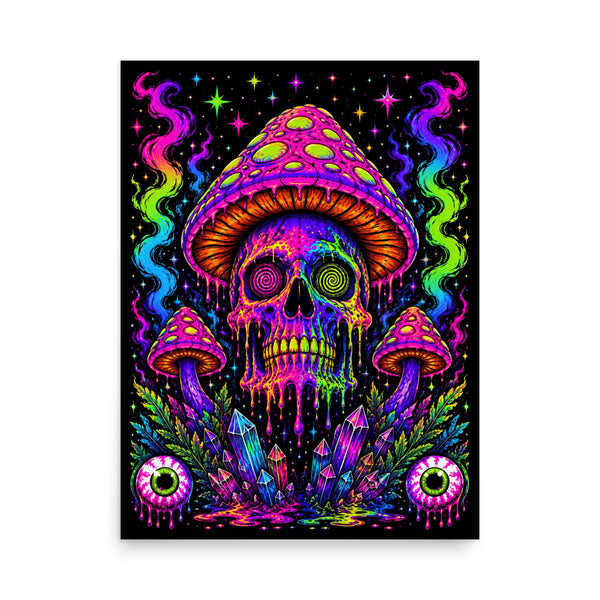 Psychedelic Mad Lad graphic art poster by Mad Lad Designs