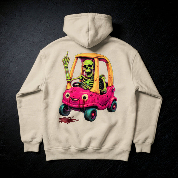 Undead Road Rage unisex graphic hoodie by Mad Lad Designs