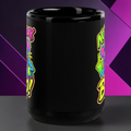 Not Today Bro Black Glossy Mug product image