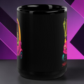 Undead Road Rage Black Glossy Mug product image