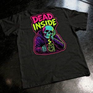Dead Inside unisex graphic T-shirt by Mad Lad Designs