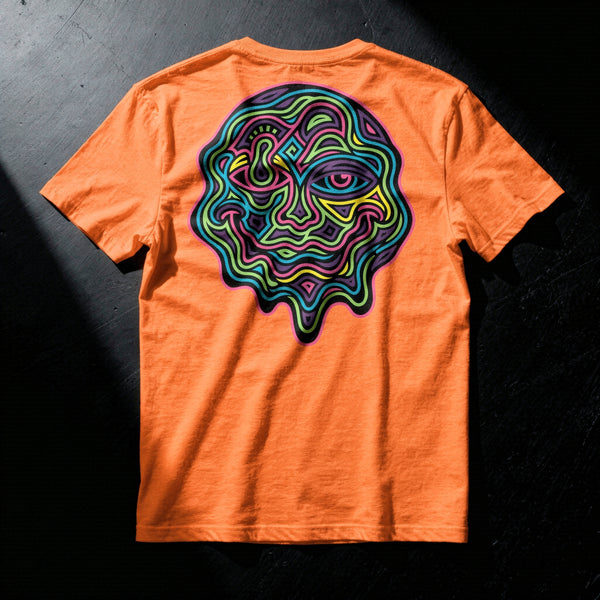Face of Madness unisex graphic T-shirt by Mad Lad Designs
