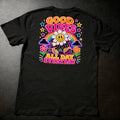 Good Vibes unisex psychedelic graphic T-shirt by Mad Lad Designs
