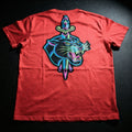 Neon Trad Panther unisex graphic T-shirt by Mad Lad Designs