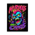No Rules rebellious graphic art poster by Mad Lad Designs